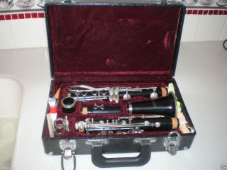 Vinci Clarinet Musical Instrument With Case Estate Purchase Woodwind