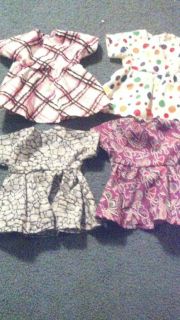  Lot 4 Cabbage Patch Doll Clothes Dresses