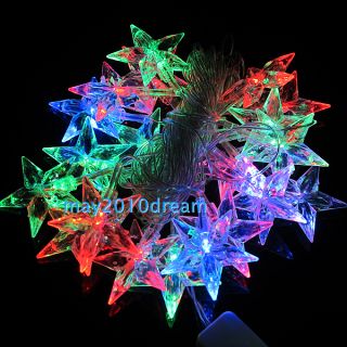   color Christmas string Lights xmas Party String Fairy star Lights
