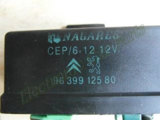 This listing is for a glow plug relay for a Peugeot, Citroen