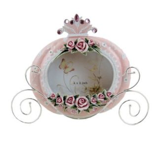 Cinderella s Carriage Picture Frame Pink Rose