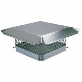 Quality 9 x 9 HY C Stainless Fireplace Chimney Cap