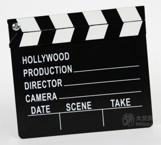 New Fun Toy Hollywood Clapper Board Directors Film Slate Movie Cut