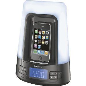 Insignia Clock Radio with Dock for Apple iPod iPhone 3G and 3GS NS