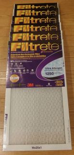 Filtrete Air Cleaning Filter 14x25x1 Lot of 6