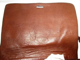 Vintage FRANK CLEGG Handcrafted LEATHER Shoulder Bag Made in USA~