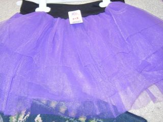 Claires Purple Stars tutu tulle skirt Princess costume dress up play S