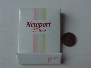 Unique 1989 Newport Stripes Cigarettes Makeup Eyeliner Applicators
