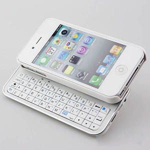  Bluetooth Wireless Keyboard Case Clavier for Apple iPhone 4G 4S