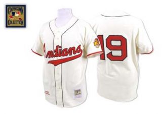 Bob Feller 1948 Cleveland Indians Jersey Authentic Throwback Mitchell