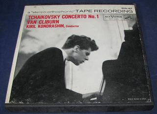  Concerto No 1 Reel to Reel Tape Van Cliburn Kondrashin RCA