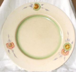 Vintage Clarice Cliff Honeydew Dinner Plate Newport Pottery Cream