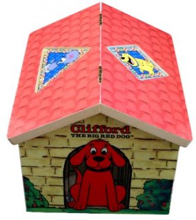 clifford the big red dog wooden shape sorter