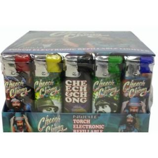 New Nulite Cheech Chong Torch Electronic Refillable Lighters Wholesale