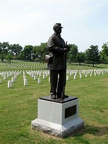 The monument to the United States Colored Troops at Nashville National