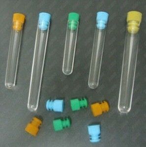 10ml Clear Plastic Test Tube w Cap ￠15 x 100mm x 50pcs