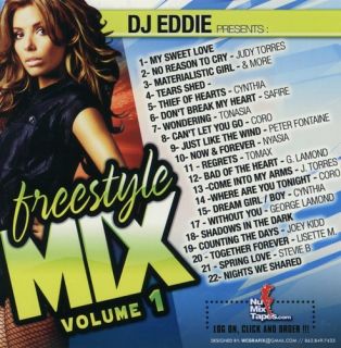 DJ Eddie Freestyle Mix 1 Classic Old School 90s Latin Music MegaMix