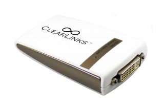 Clearlinks USB to DVI VGA Video Adapter Brand New in Packaging