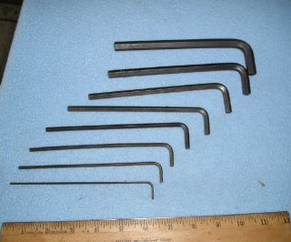 Allen Wrench Set No 616 Hex Key Kit 8 Sizes Long Type