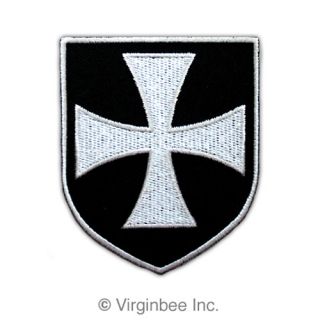 Christian Biker Cross Templar Patch Crusaders Knights