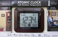 Skyscan Atomic Automatic Clock Outdoor Temperature BR