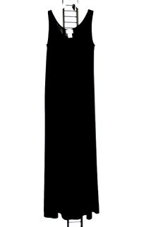  Black Jostar Slinky Long Tank Travel Dress s M L XL