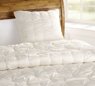 Pottery Barn Twin Ivory Cloud Silk Cotton Quilt So PB