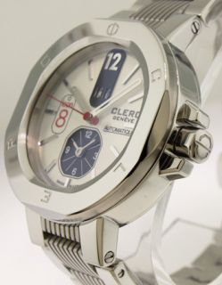 Clerc Icon 8 Grande Date Double Temps GMT Automatic Swiss Made Watch
