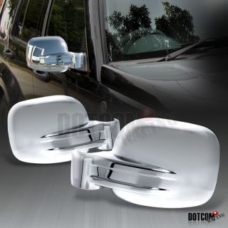 02 07 Jeep Liberty Chrome Side Mirror Covers 03 04 05