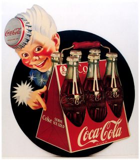 Coca Cola Coke Sprite Boy Six Pack Fridge Magnet