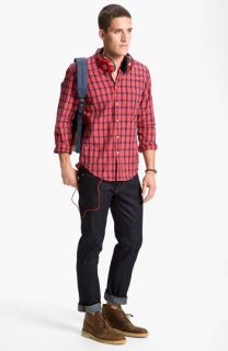 Gant Rugger Shirt & J Brand Slim Straight Leg Jeans