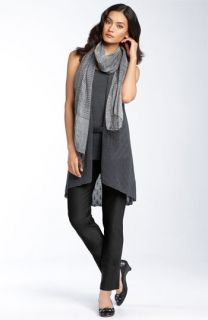 Eileen Fisher Airy Knit Vest, Crepe Ankle Pants & Accessories
