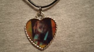 Chucky Doll Childs Play Horror Psychobilly Necklace Halloween Jewelry