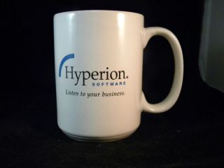 RARE Hyperion Software Advertising Coffee Mug Tea Cup