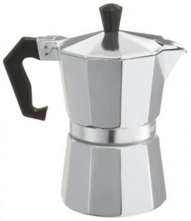 Aluminum 3 Cup Stovetop Espresso Coffee Maker New