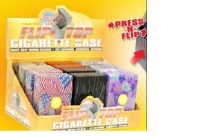 Wholesale Plastic Cigarette Cases King Push to Open