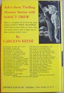 Nancy Drew #39 CLUE OF THE DANCING PUPPET picture cover 1962C 1 1st