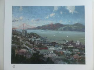  16 x 20  San Francisco View from Coit Tower GP Lithograph