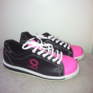  Circle Bowling Shoes Hot Pink 5 5