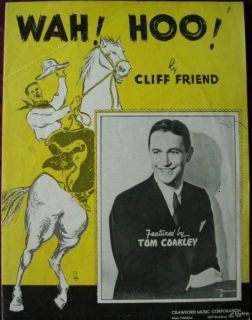 wah hoo 1936 tom coakley cliff friend