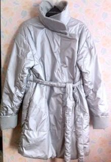  Kamali Silver Sleeping Bag Warm Coat Jacket Wrap Trench New XL