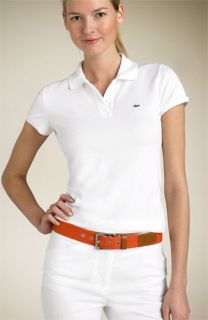 Lacoste Web Belt with Leather Tip