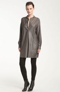 Vince Leather Tunic Dress