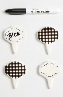 Magenta Café Toile Cheese Markers (Set of 4)