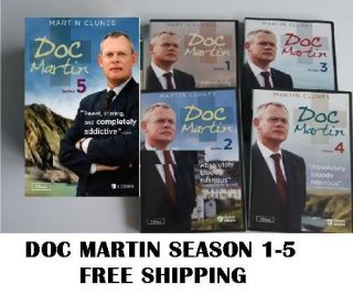 Doc Martin DVD SEASON 1,2,3,4 + 5 COMPLETE. BRAND NEW *SEASON 5 JUST
