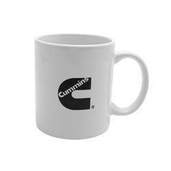 Cummins coffee cup mug beverage holder glass 11oz NEW truckers ceramic
