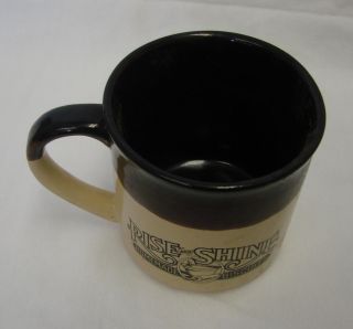 Vintage 1984 Hardees Rise Shine Biscuits Coffee Cup Mug