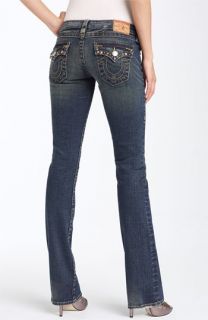 True Religion Brand Jeans Billy   Multi Stud Stretch Jeans (Dark Drifter Wash)