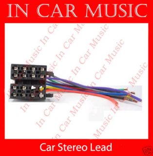 Clarion Car Radio CD Player Stereo ISO Wiring Lead Loom