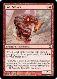 Coal Stoker Time Spiral MTG Magic Red Common 4X X4